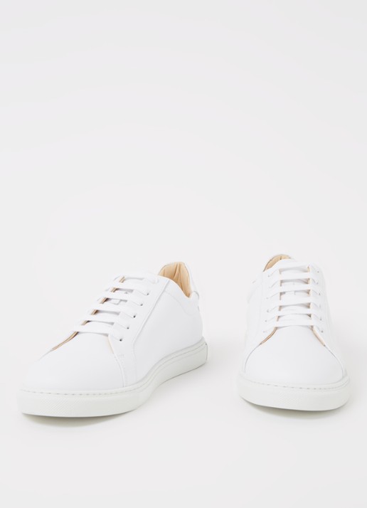 L.K.Bennett Jack sneaker van leer - detail 2 wit