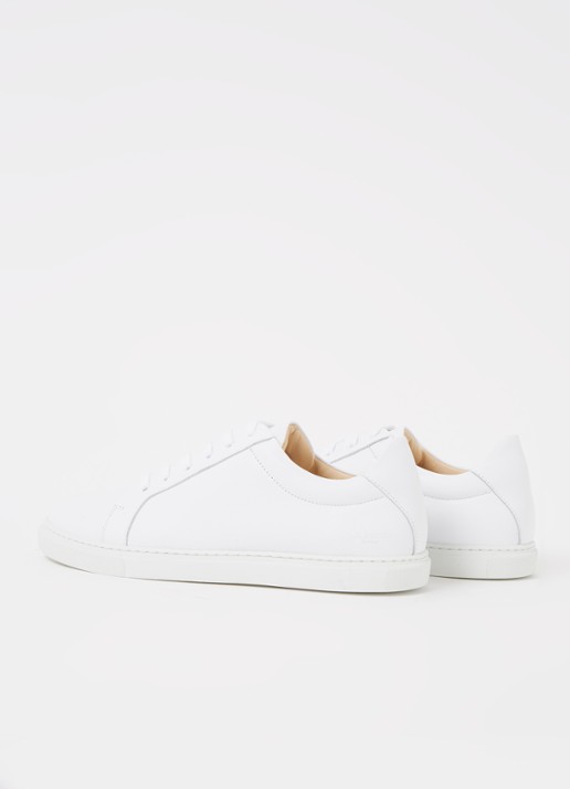 L.K.Bennett Jack sneaker van leer - detail 3 wit