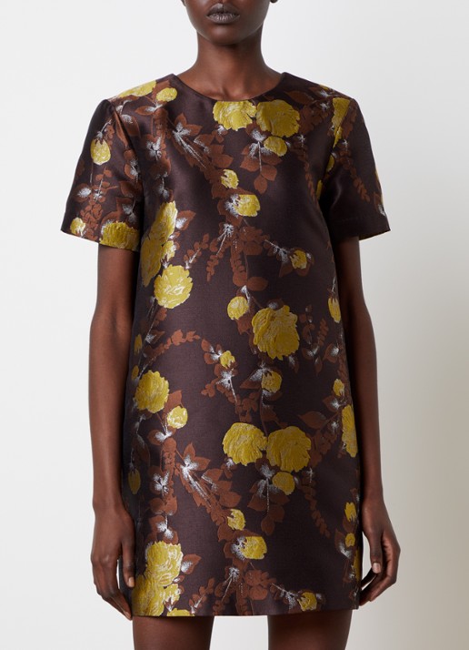 La DoubleJ Mini jurk met ingebreid print