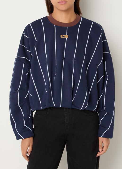 Laagam Kelly sweater met streepprint