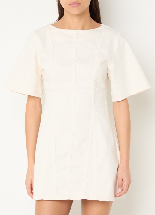 Laagam Rosette mini jurk met stretch