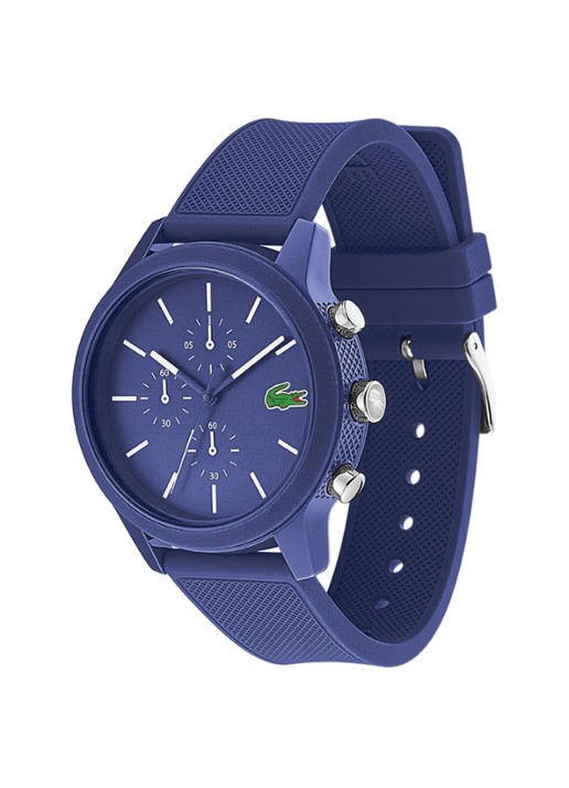 Lacoste 12.12 horloge LC2010970 - detail blauw