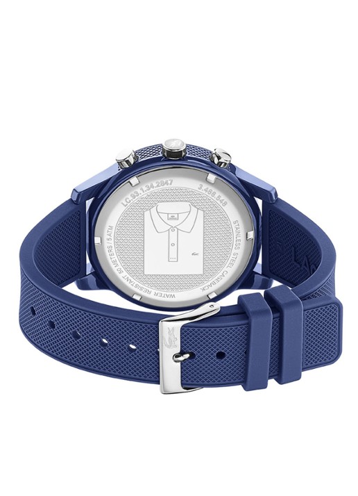 Lacoste 12.12 horloge LC2010970 - detail 2 blauw