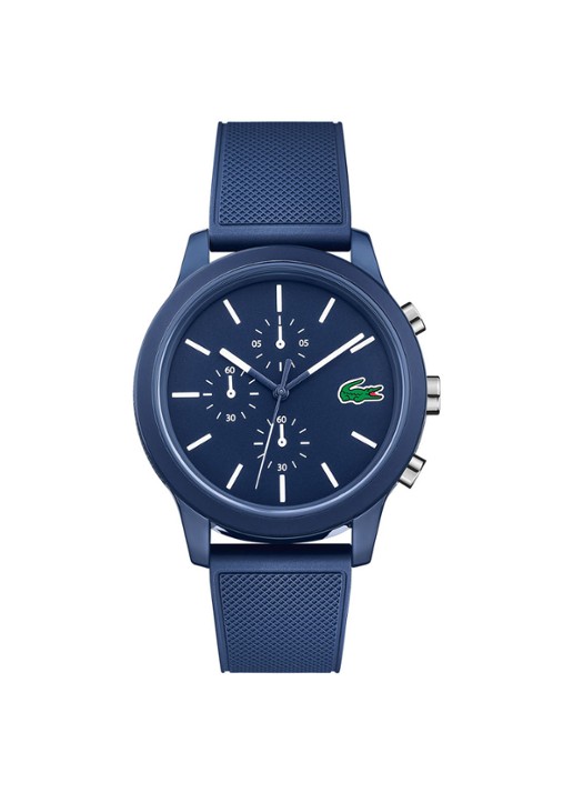 Lacoste 12.12 horloge LC2010970 - voorkant 4 blauw