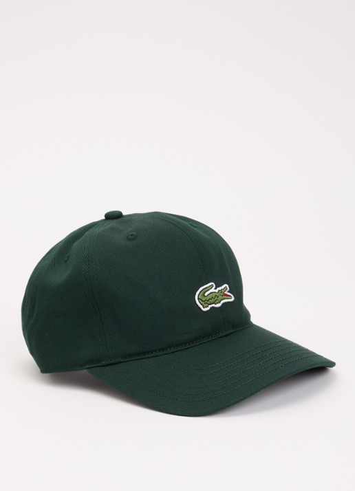 Lacoste Core pet met logoborduring - voorkant 2 beige