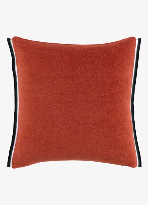 Lacoste L Break sierkussenhoes 45 x 45 cm - voorkant 2 roestbruin
