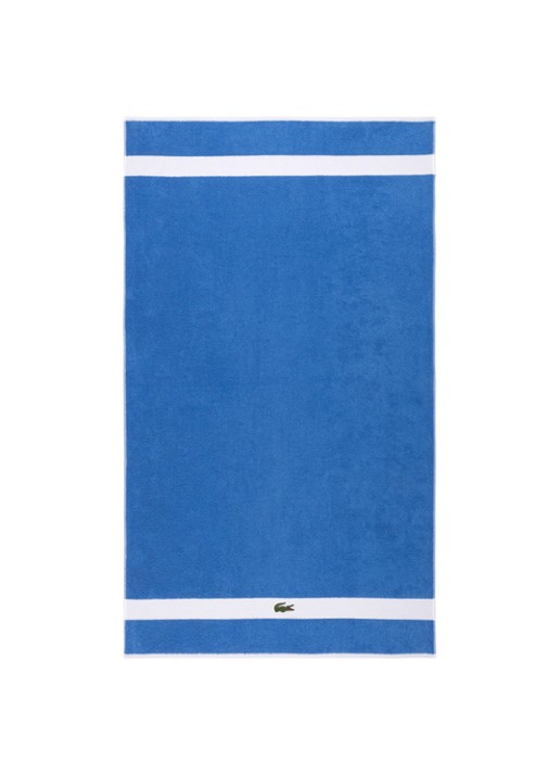 Lacoste L Casual badlaken - 450 gr/m2 - 90 x 150 cm - voorkant 9 donkerblauw