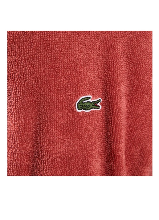 Lacoste L Defile badjas van  katoen - unisex - detail 6 rood