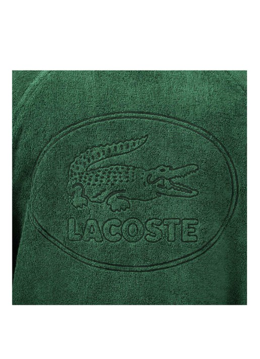 Lacoste L Defile Blanc kimono van  katoen - voorkant groen