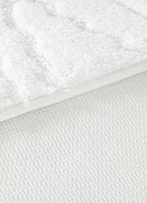 Lacoste L Héritage badmat 50 x 80 cm - detail 3 wit