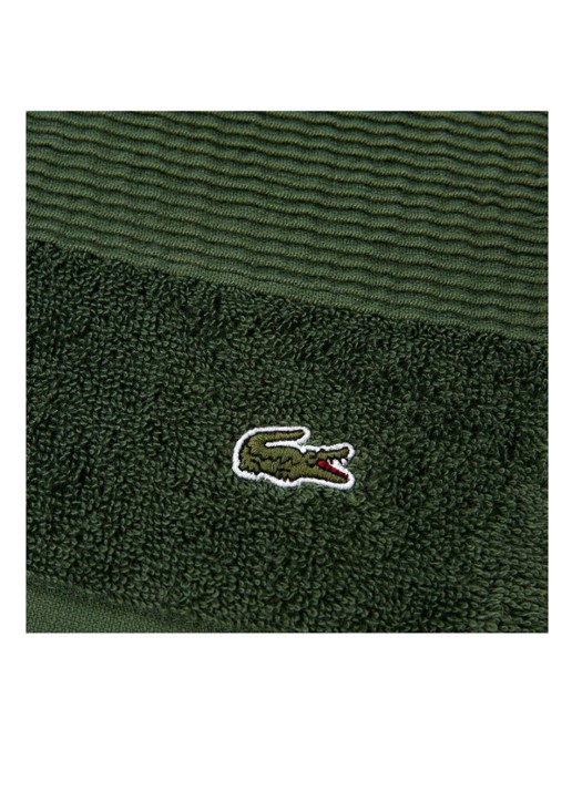 Lacoste L Lecroco badlaken - 600 gr/m2 - 100 x 150 cm - detail 5 groen