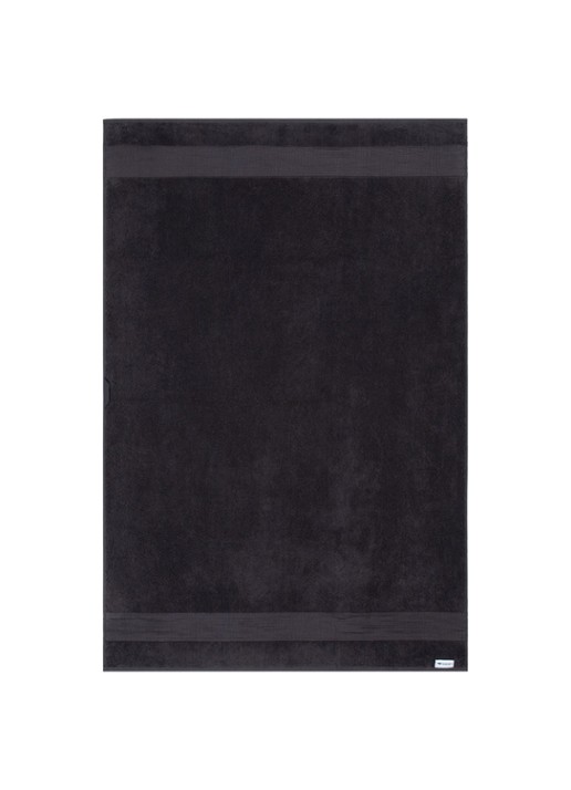Lacoste L Lecroco badlaken - 600 gr/m2 - 100 x 150 cm - voorkant 3 antraciet
