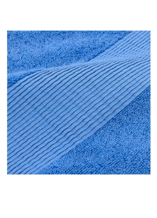 Lacoste L Lecroco badlaken - 600 gr/m2 - 100 x 150 cm - achterkant 6 blauw