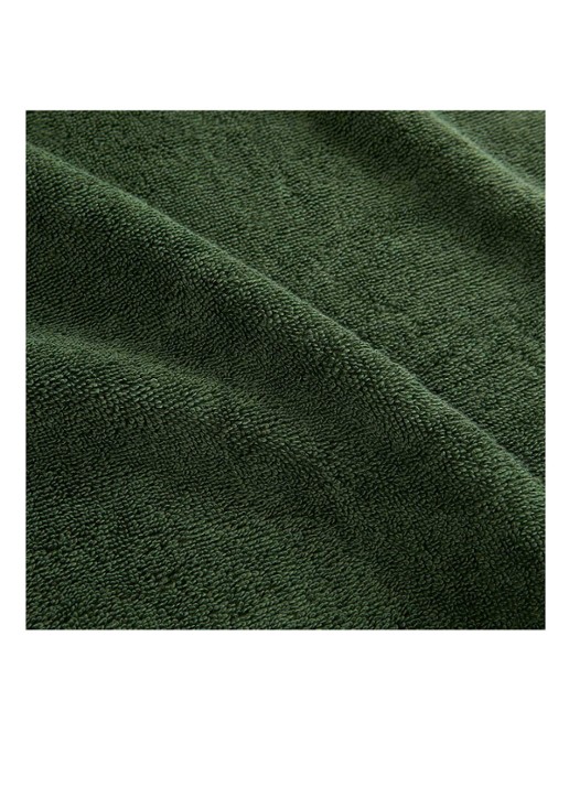 Lacoste L Lecroco badlaken - 600 gr/m2 -  70 x 140 cm - achterkant groen