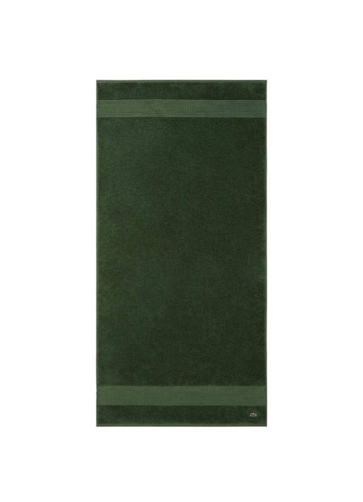 Lacoste L Lecroco badlaken - 600 gr/m2 -  70 x 140 cm - voorkant 2 groen