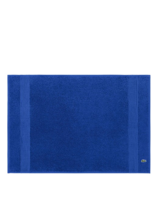 Lacoste L Lecroco badmat 50 x 70 cm - voorkant 2 kobaltblauw