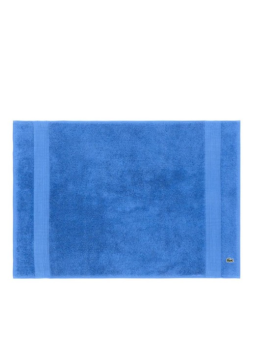 Lacoste L Lecroco badmat 50 x 70 cm - voorkant blauw