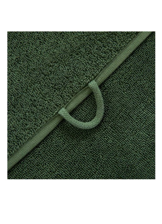Lacoste L Lecroco gastendoek - 600 gr/m2 - 60 x 40 cm - detail 2 legergroen