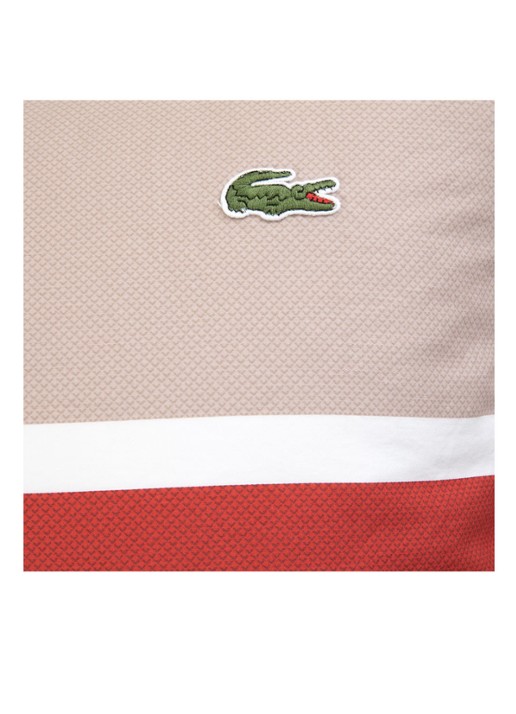 Lacoste L Luz kussensloop van katoensatijn 300 TC  - detail 3 multicolor