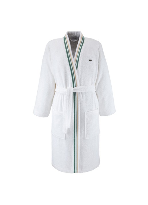 Lacoste L Score badjas met logoborduring