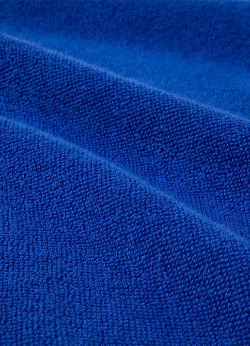Lacoste L Sport strandlaken van  katoen - 90 x 160 cm  - detail 2 kobaltblauw