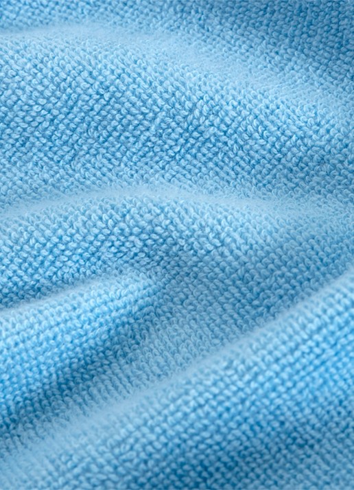 Lacoste L Sport strandlaken van  katoen - 90 x 160 cm  - detail 3 lichtblauw