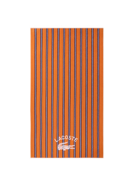 Lacoste L Sunstripe strandlaken - 90 x 160 cm - voorkant 2 tanger