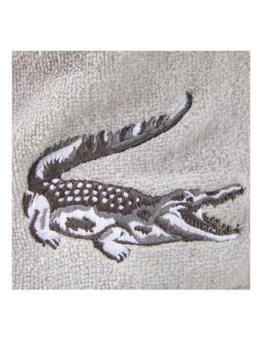 Lacoste Lrene Marine badjas van katoen - detail 6 grijs