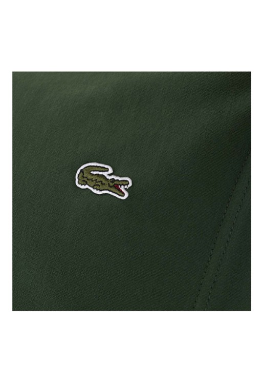 Lacoste Marine kussensloop van  katoen - detail groen
