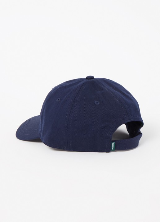 Lacoste Pet met logo - detail 2 donkerblauw