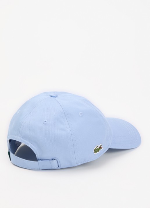 Lacoste Pet met logo - detail 2 lichtblauw