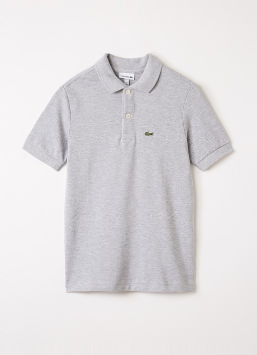Lacoste Polo van piqué katoen met logo