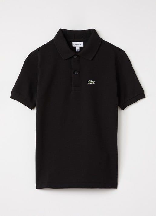 Lacoste Polo van piqué katoen met logo