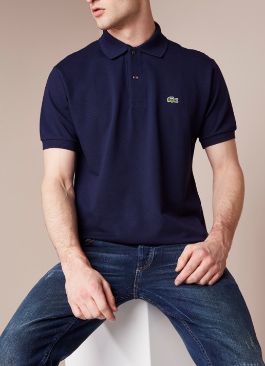 Lacoste Regular fit polo van piqué katoen