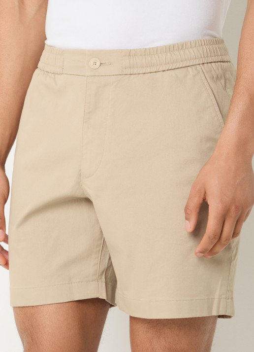 Lacoste Straight fit korte joggingbroek met logo en steekzakken