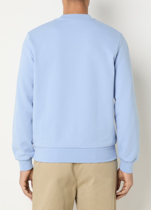Lacoste Sweater met logo - achterkant 3 lichtblauw