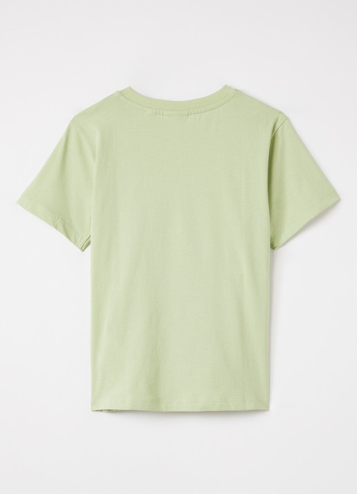 Lacoste T-shirt met logo - voorkant 2 lichtgroen
