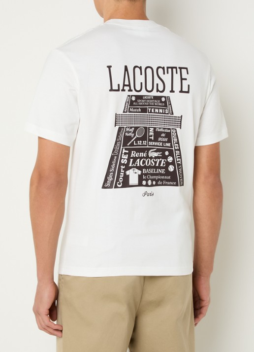 Lacoste T-shirt met logoborduring
