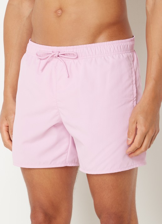 Lacoste Uni zwemshorts met logo en steekzakken - detail 4 lichtroze