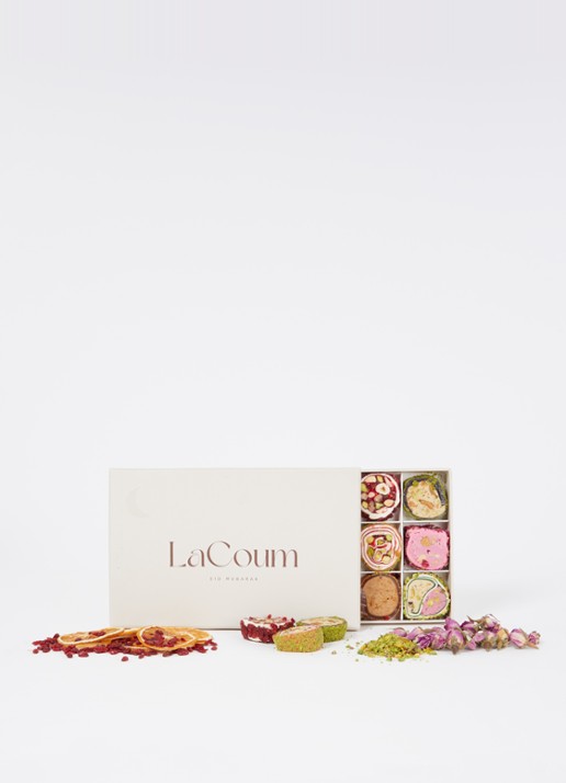 LaCoum Eid Mubarak mediterrane delicatessen giftbox 420 gram - voorkant undefined