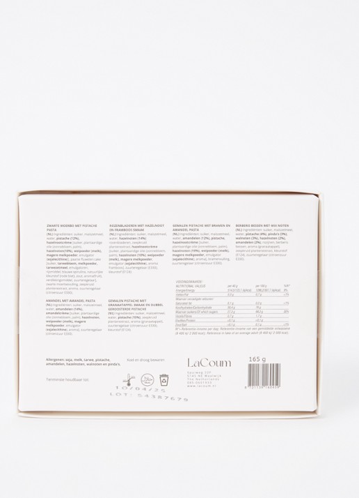 LaCoum Mediterrane delicatessen giftbox 165 gram - achterkant 2 undefined