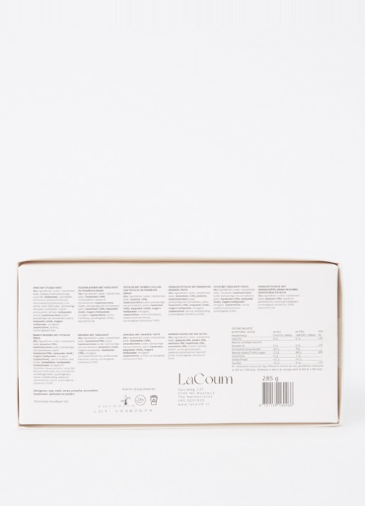 LaCoum Mediterrane delicatessen giftbox 285 gram - achterkant undefined