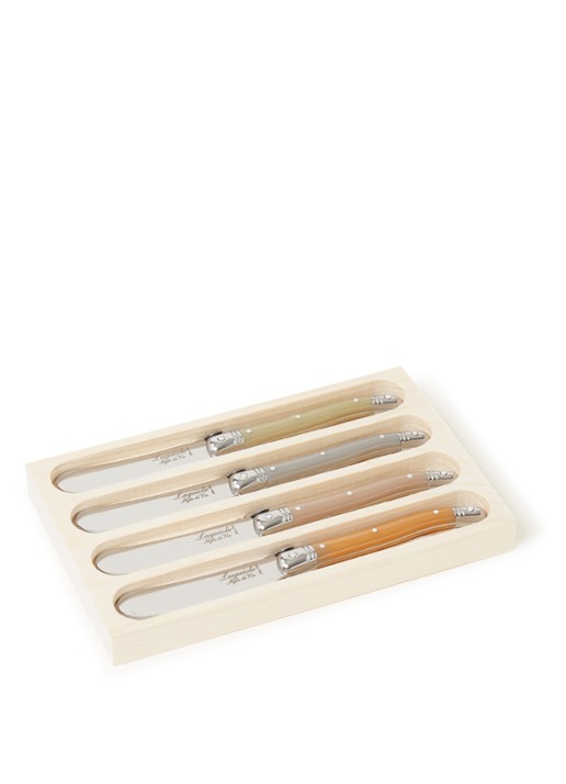 Laguiole Style de Vie Botermes set van 4