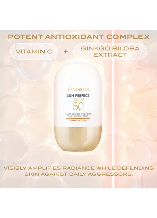 Lancaster Daily Invisible Fluid SPF50 Glow Booster - zonnebrand - detail 3 undefined