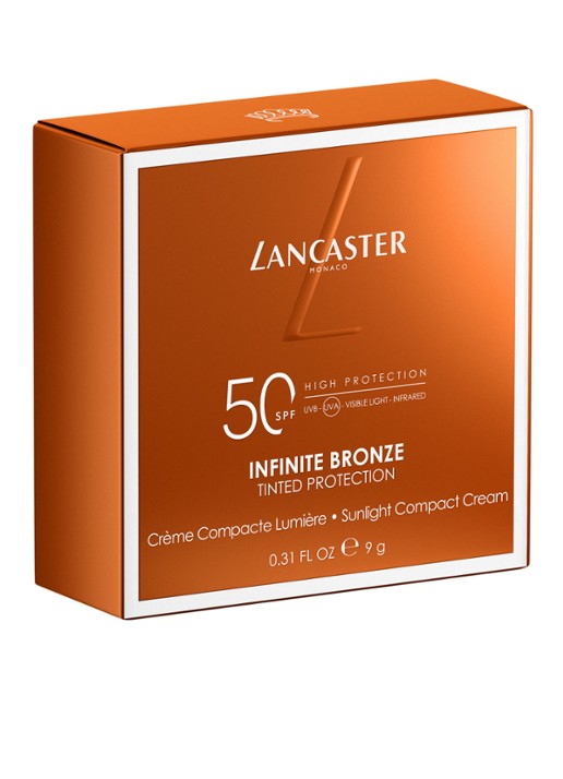 Lancaster Infinite Bronze Tinted Protection Sunlight SPF 50 - getinte zonnebrand - voorkant 2 undefined