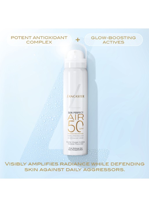 Lancaster Invisible Face Mist SPF50 - zonnebrand - detail 2 undefined