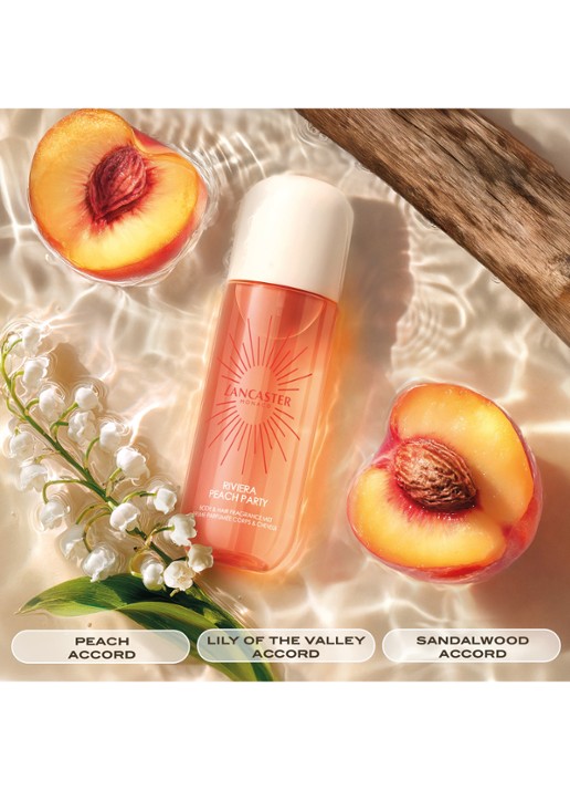 Lancaster Riviera Peach Party Body & Hair Fragrance Mist - voorkant 2 undefined