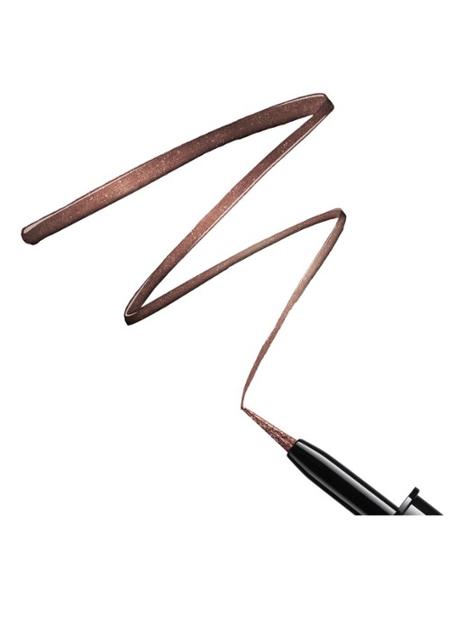 Lancôme Artliner - vloeibare eyeliner - detail 4 03 - brown metallic