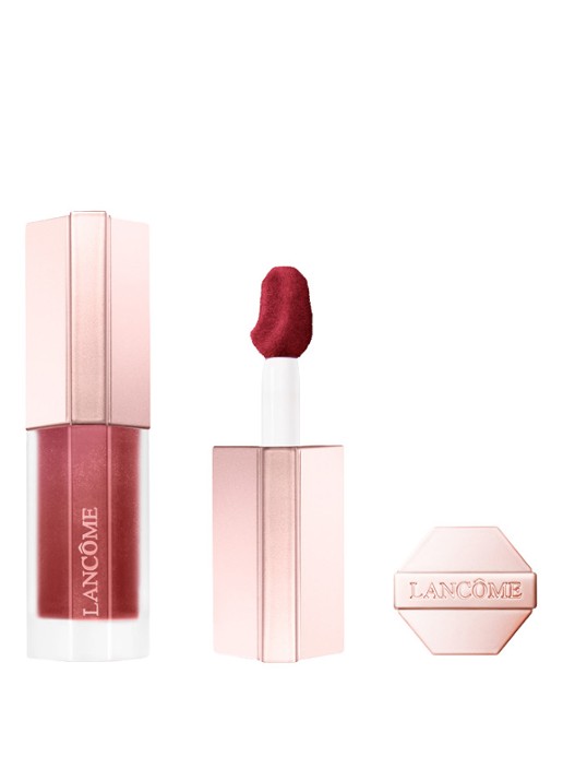 Lancôme Lip Idôle Cuddle Blur - vloeibare lipstick - voorkant 90 berry bisou