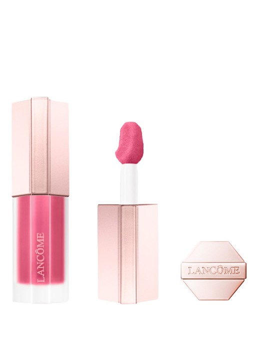 Lancôme Lip Idôle Cuddle Blur - vloeibare lipstick - voorkant 23 cozy berry